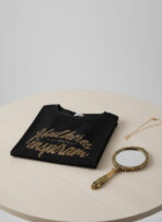 Bata Preta em Pedraria - Imagem 2